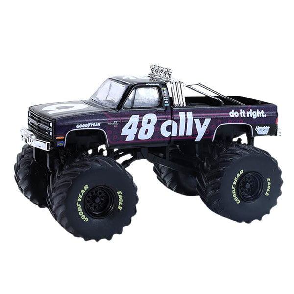 Alex Bowman 2025 Ally Hendrick Motorsports Tribute Edition 1:64 Standard 1986 Chevrolet S-10 Extended Cab Monster Truck Diecast #48