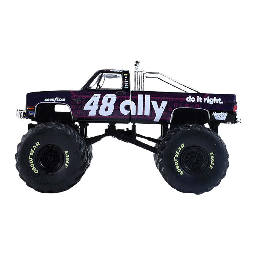 Alex Bowman 2025 Ally Hendrick Motorsports Tribute Edition 1:64 Standard 1986 Chevrolet S-10 Extended Cab Monster Truck Diecast #48