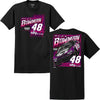 Alex Bowman 2025 Ally Black 2-Spot T-Shirt Black #48 NASCAR