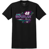 Alex Bowman 2026 Ally Bolt Black 2-Spot T-Shirt #48 NASCAR