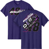 Alex Bowman 2025 Ally Purple 2-Spot T-Shirt #48 NASCAR