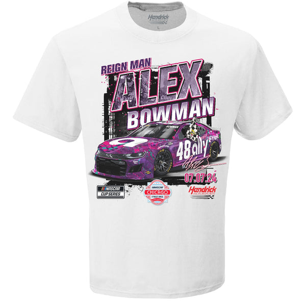 Alex Bowman 2024 Chicago Street Course Race Win T-Shirt Ally #48 NASCAR