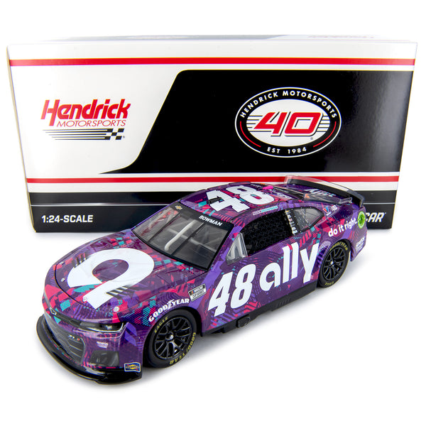 Alex Bowman Ally 1:24 Standard 2024 Hendrick Motorsports 40th Anniversary Diecast Car #48 NASCAR