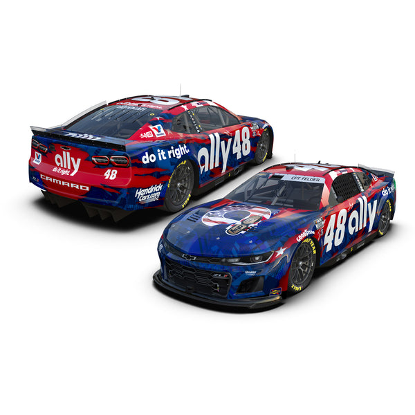Alex Bowman Ally Patriotic 1:24 Standard 2024 Diecast Car #48 NASCAR