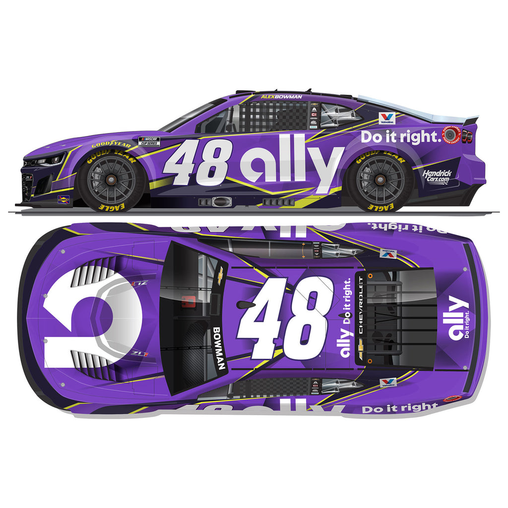 Alex Bowman Ally Rebrand 1:24 Standard 2026 Diecast Car #48 NASCAR