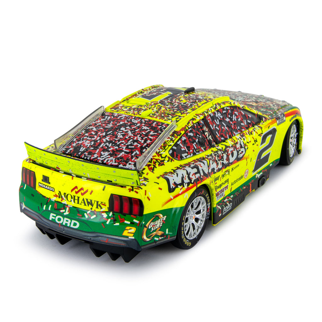 Austin Cindric Autographed Talladega Race Win 1:24 Standard 2025 Diecast Car #2 Menards NASCAR