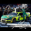 Austin Cindric Autographed Talladega Race Win 1:24 Standard 2025 Diecast Car #2 Menards NASCAR