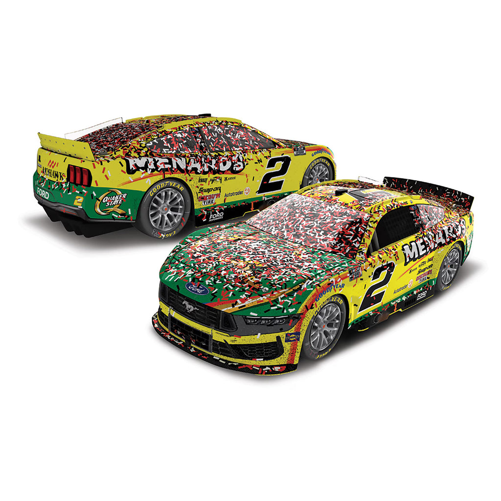 Austin Cindric ELITE Talladega Race Win 1:24 2025 Diecast Car Menards #2 NASCAR
