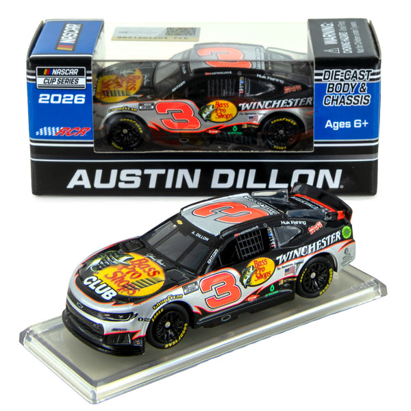 Austin Dillon Bass Pro Shops / Winchester 1:64 2026 Diecast Car #3 NASCAR