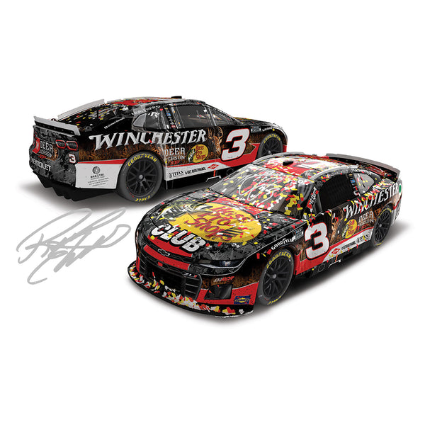 Austin Dillon / Richard Childress Dual Autographed Richmond Race Win 1:24 Standard 2025 Diecast Car #3 Bass Pro Shops Winchester NASCAR