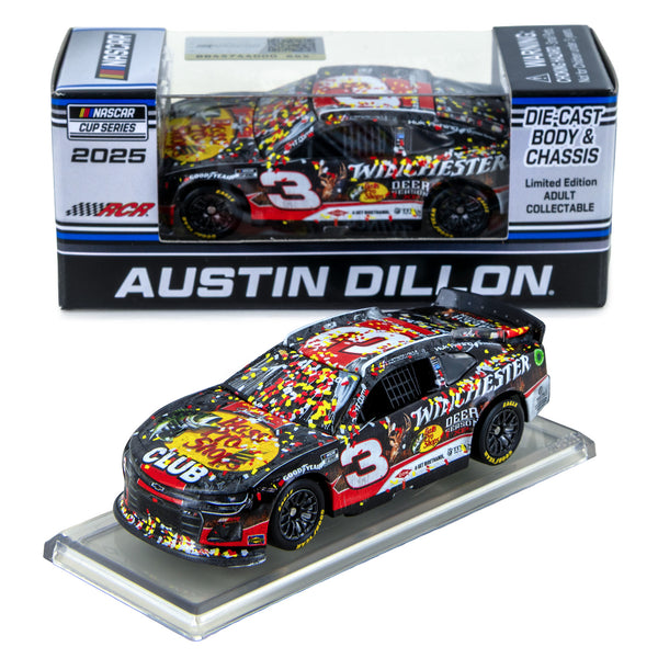 Austin Dillon Richmond Race Win 1:64 Standard 2025 Diecast Chassis Car #3 Bass Pro Shops Winchester NASCAR