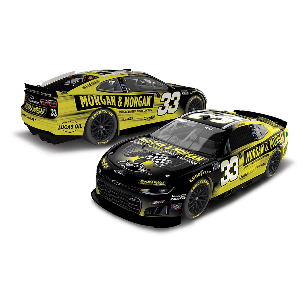 Austin Hill ELITE Morgan & Morgan Tribute to Kyle Busch 1:24 2026 Diecast Car #33 NASCAR