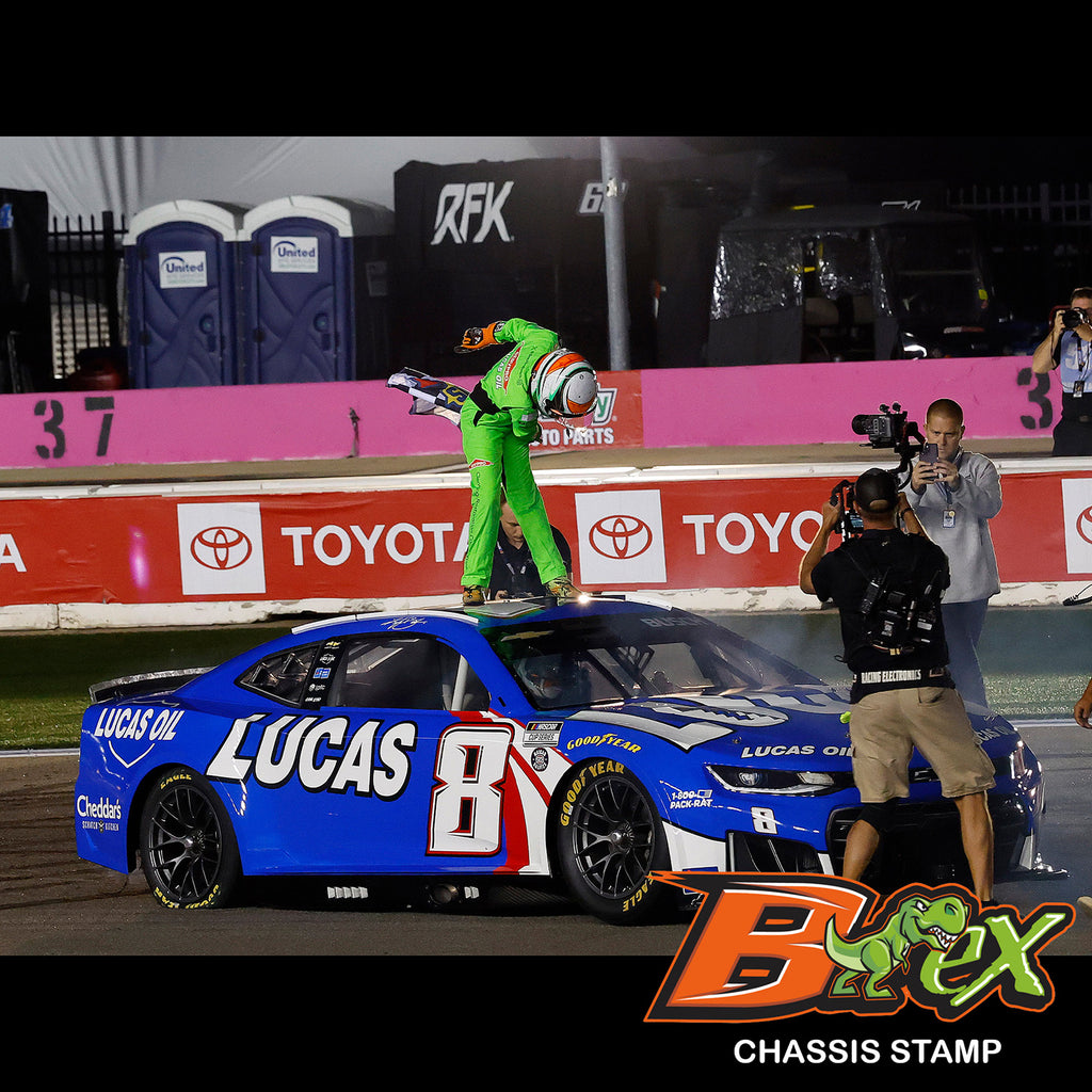 Brexton Busch Kyle Busch Tribute Burnout With Figurine 1:24 Standard 2026 Diecast Car Lucas Oil #8 NASCAR