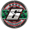 Brad Keselowski 2024 Castrol Edge #6 Chrome Wall Clock NASCAR