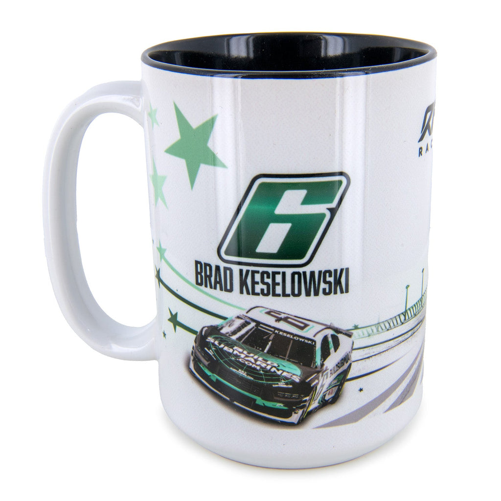 Brad Keselowski 2024 BuildSubmarines #6 Coffee Mug 15oz With Color Interior NASCAR