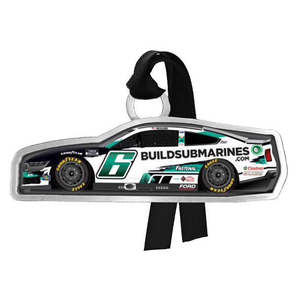 Brad Keselowski 2024 Pewter Car Ornament BuildSubmarines #6 NASCAR