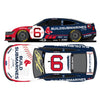 Brad Keselowski Autographed BuildSubmarines / Red Sox 1:24 Standard 2025 Diecast Car #6 NASCAR
