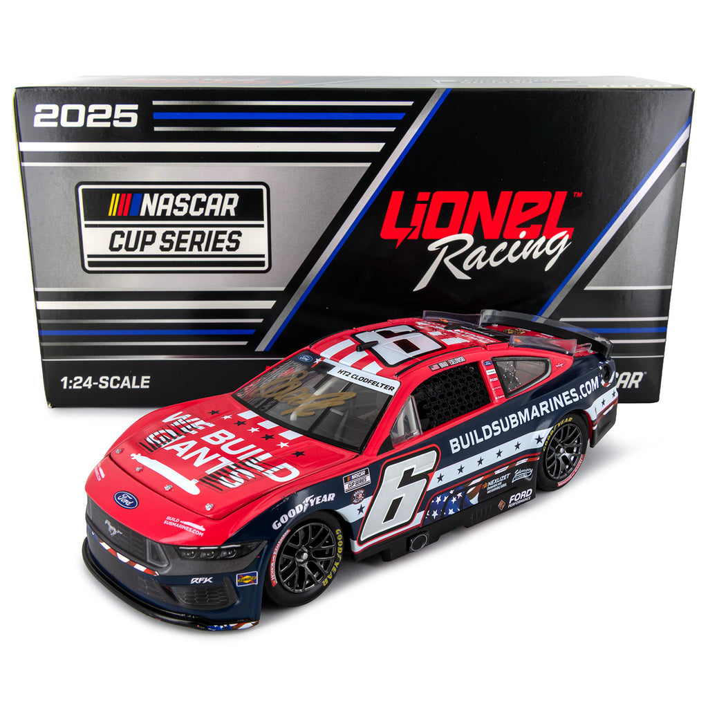 Brad Keselowski Autographed BuildSubmarines Salutes 1:24 Standard 2025 Diecast Car #6 NASCAR