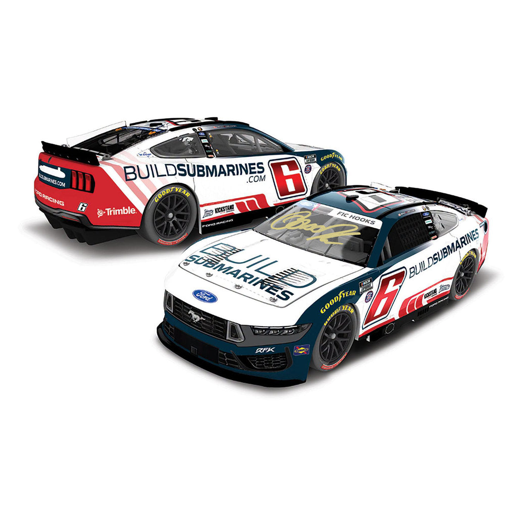 Brad Keselowski Autographed BuildSubmarines Patriotic Salutes 1:24 Standard 2026 Diecast Car #6 NASCAR
