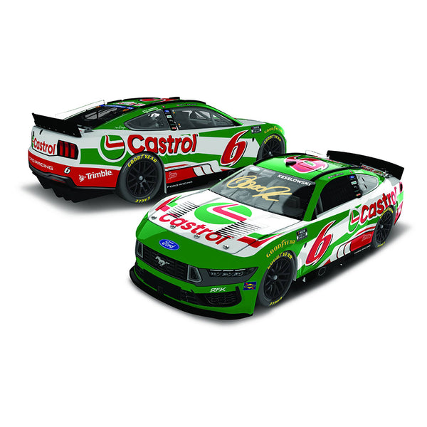 Brad Keselowski Autographed Castrol Greg Biffle Tribute 1:24 Standard 2026 Diecast Car #6 NASCAR