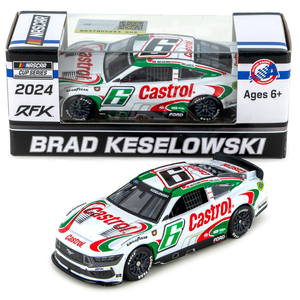 Brad Keselowski Darlington Throwback to 1997 TOM'S Supra Paint Scheme 1:64 Standard 2024 Diecast Car #6 NASCAR