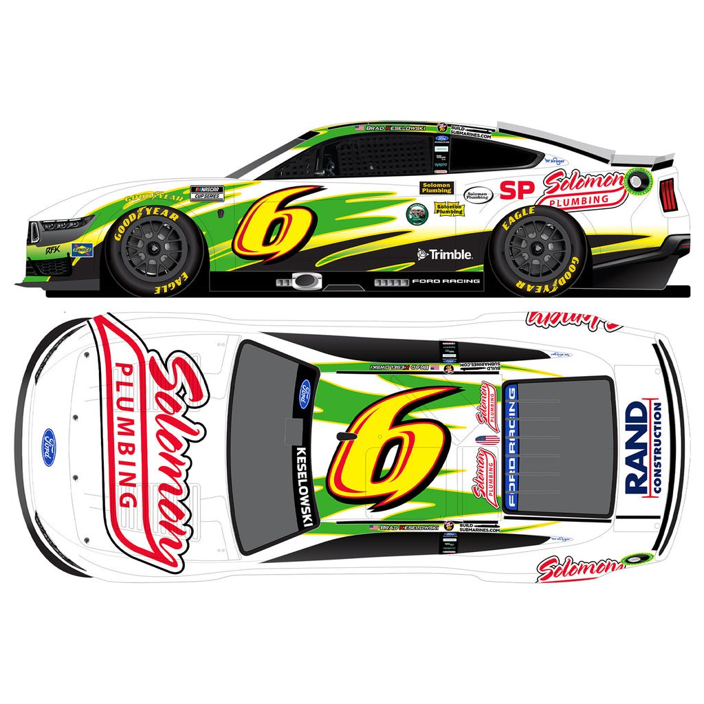 Brad Keselowski Darlington Throwback to 2010 Greg Biffle 1:24 Standard 2026 Diecast #17 NASCAR