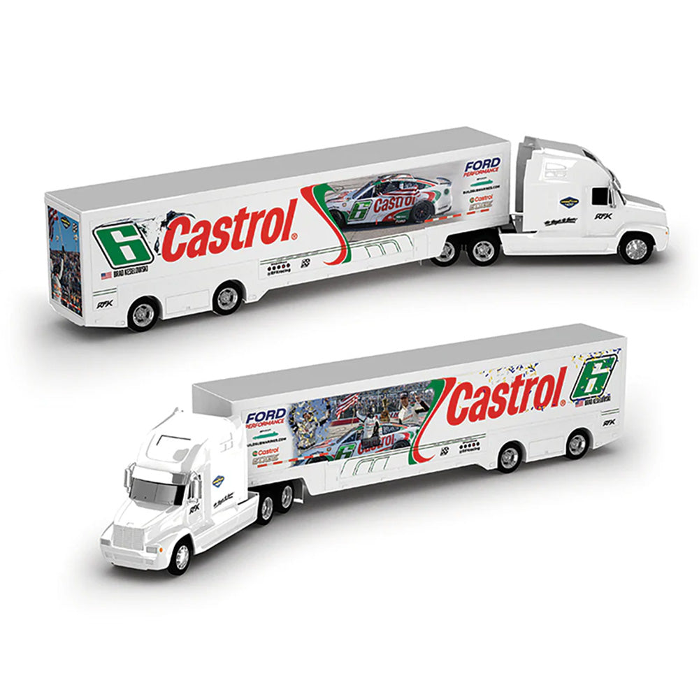 Brad Keselowski Darlington Race Win 1:64 Standard 2024 Diecast Hauler #6 NASCAR