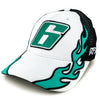 Brad Keselowski 2025 Flame #6 Mesh Hat Black/White NASCAR