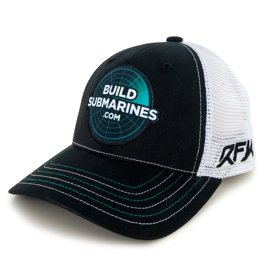 Brad Keselowski 2025 BuildSubmarines Sponsor Mesh Hat Black/White #6 NASCAR