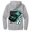 Brad Keselowski 2025 BuildSubmarines #6 Car 2-Spot Hoodie Sweatshirt Gray NASCAR