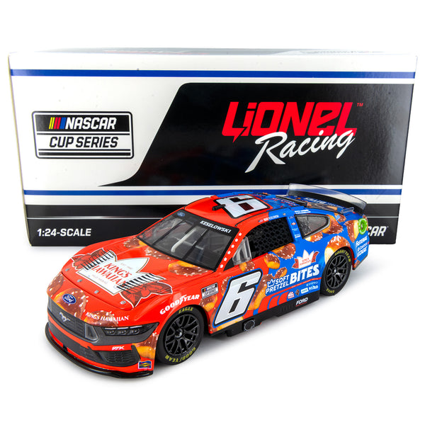 Brad Keselowski King's Hawaiian Pretzel Bites 1:24 Standard 2024 Diecast Car #6 NASCAR