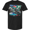 Brad Keselowski 2025 BuildSubmarines Patriotic Car T-Shirt Black #6 NASCAR