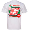 Brad Keselowski 2025 Castrol White 2-Spot Car T-Shirt #6 NASCAR