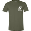 Brad Keselowski 2025 Military Green #6 Flag T-Shirt NASCAR