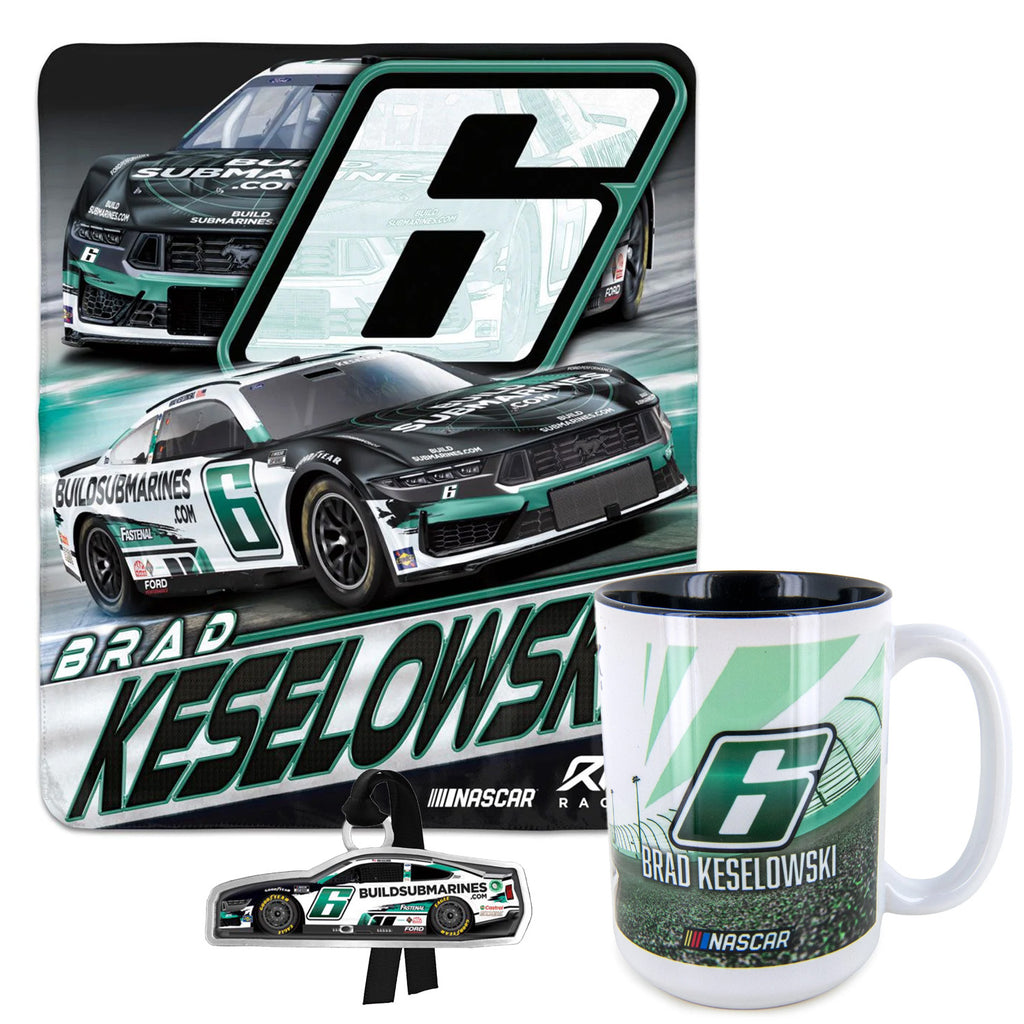 Brad Keselowski 2024 Blanket, Coffee Mug, Christmas Ornament BUNDLE PRICED