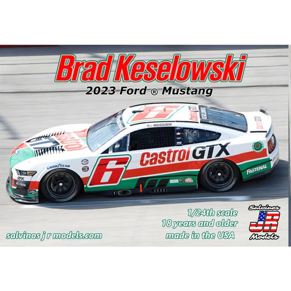 Brad Keselowski 2023 Castrol GTX 1:24 Adult Model Car Kit #6 NASCAR