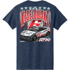 Brad Keselowski 2026 BuildSubmarines Patriotic Paint Scheme Blue 2-Spot Classic Ink T-Shirt #6 NASCAR