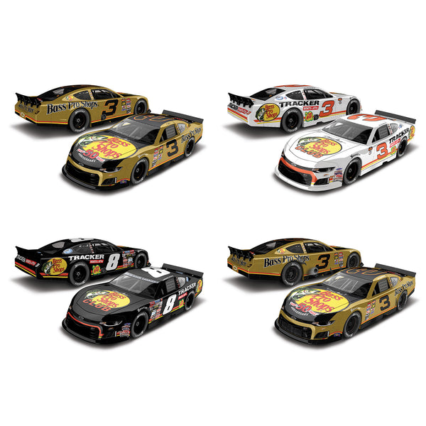 JR Motorsports 1:64 Standard 2023 Bass Pro Shops Late Model Diecast Set In Special Collectible Packaging