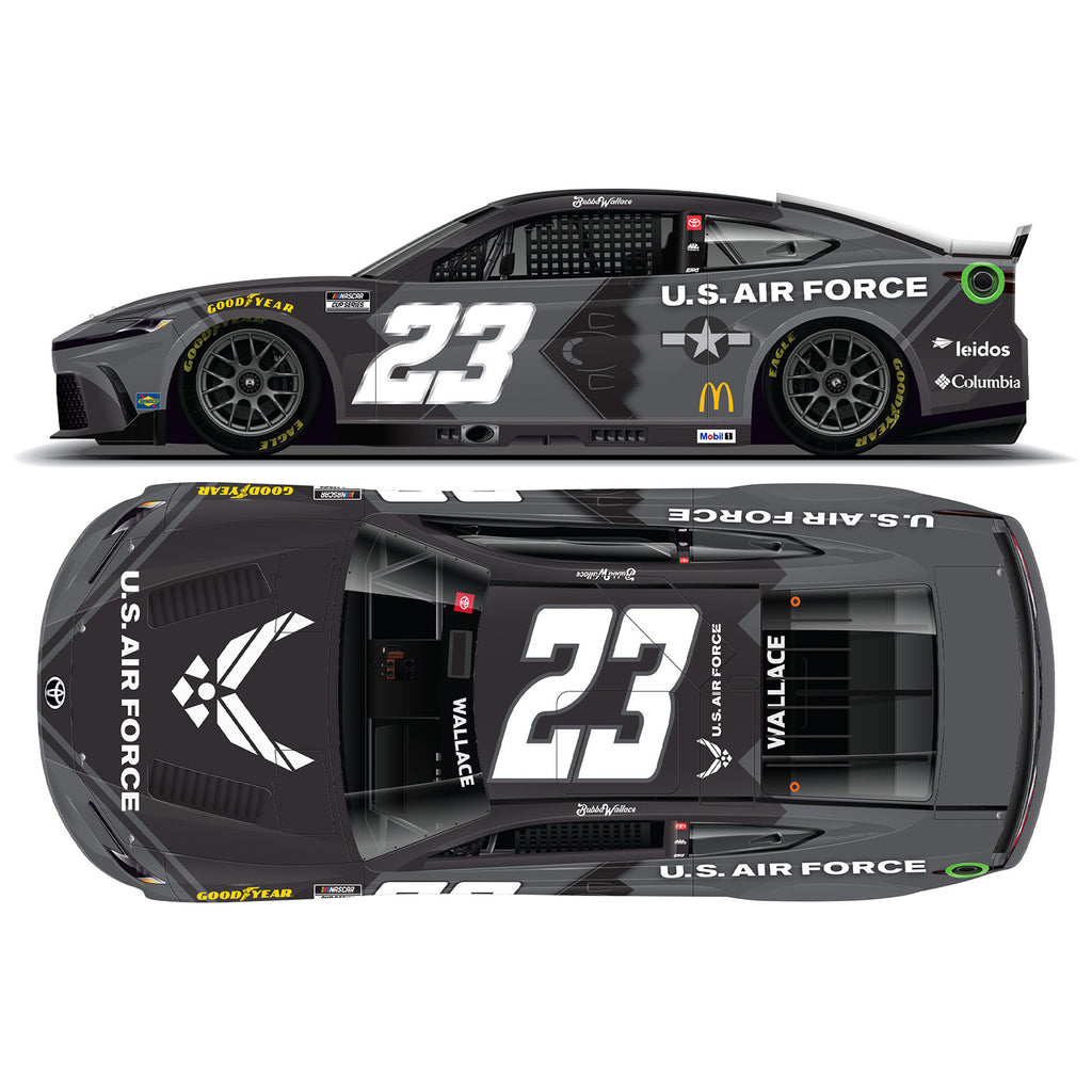 Bubba Wallace Air Force 1:24 Standard 2025 Diecast Car #23 NASCAR