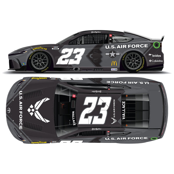 Bubba Wallace Air Force 1:24 Standard 2025 Diecast Car #23 NASCAR