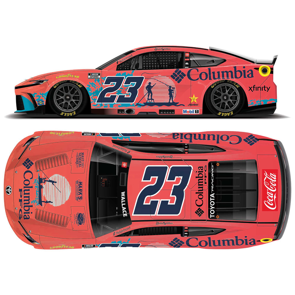 Bubba Wallace Color Chrome Columbia PFG Florida 1:24 2026 Diecast Car #23 NASCAR