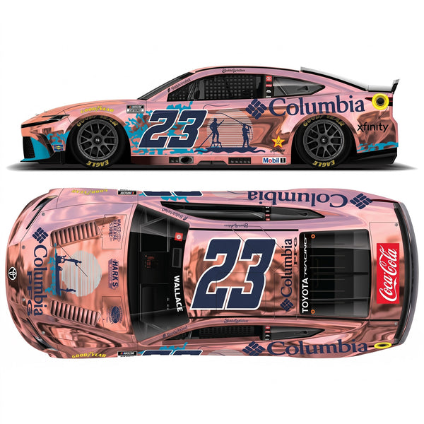 Bubba Wallace Color Chrome Columbia PFG Florida 1:24 2026 Diecast Car #23 NASCAR