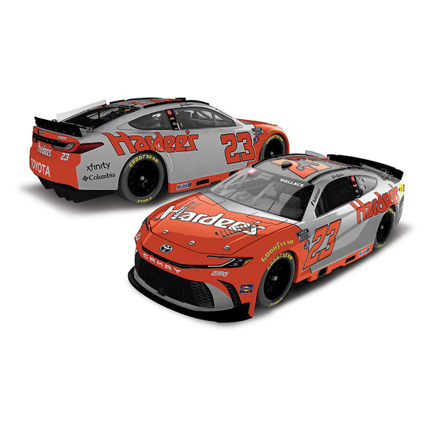 Bubba Wallace Color Chrome Hardee's Throwback to 1983-86 Cale Yarborough 1:24 2026 Diecast Car 23 NASCAR