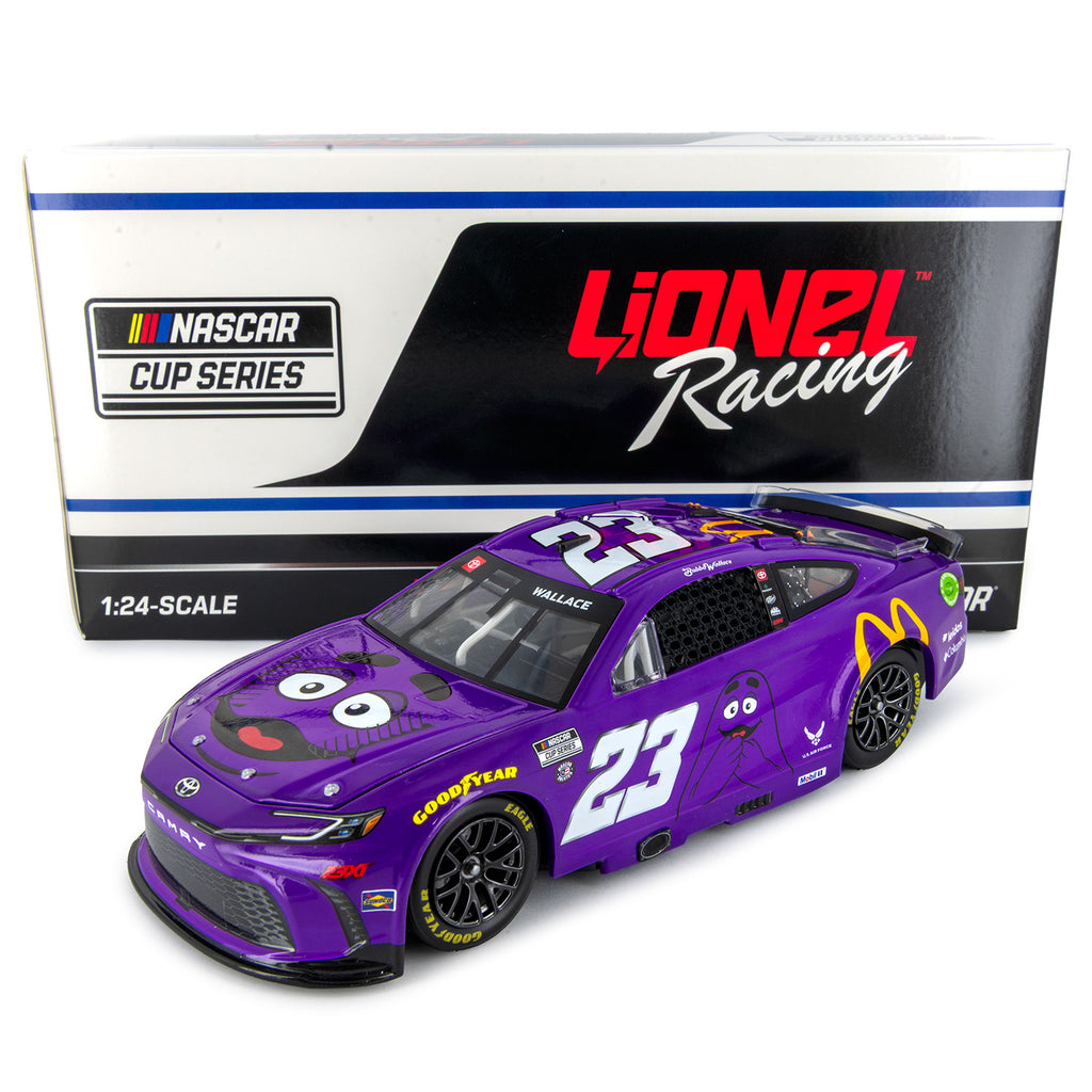 Bubba Wallace McDonald's Grimace 1:24 Standard 2024 Diecast Car #23 NASCAR