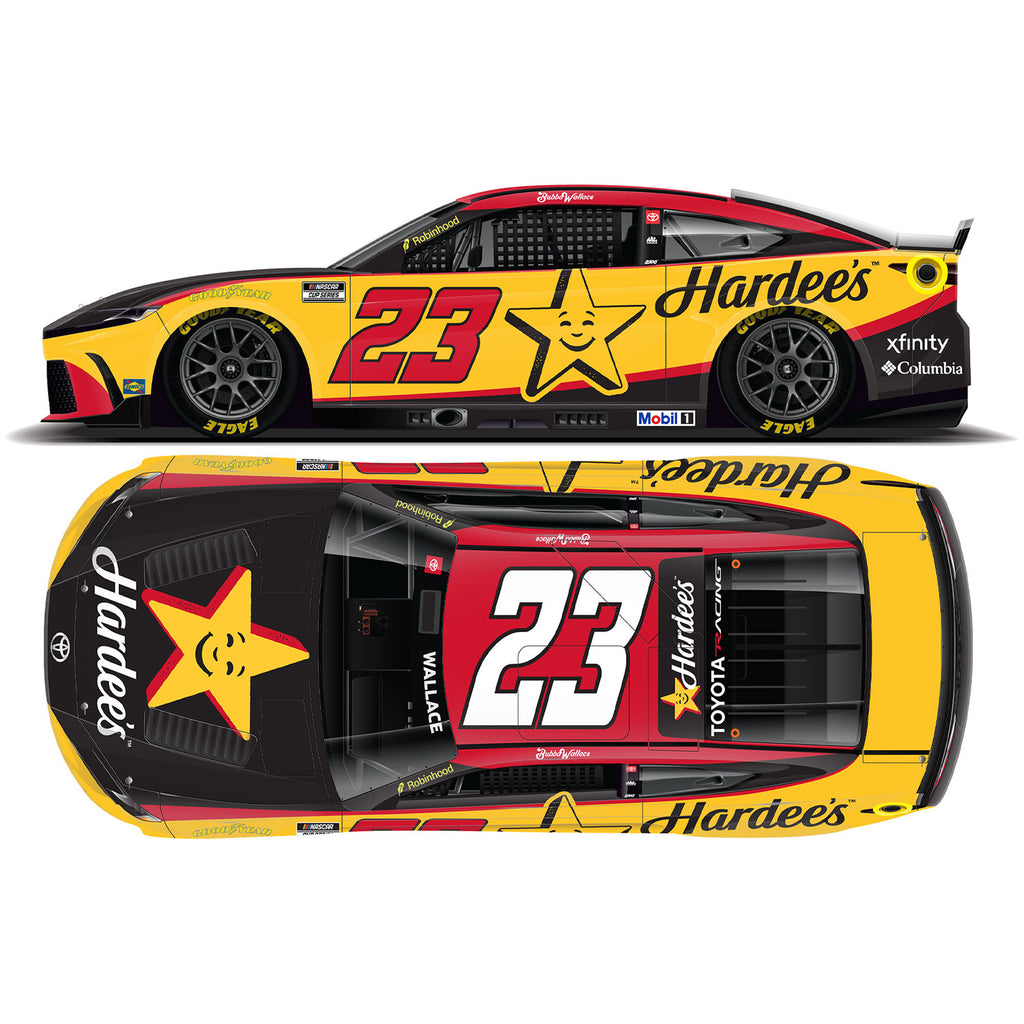 Bubba Wallace Hardee's 1:64 2026 Diecast Car #23 NASCAR
