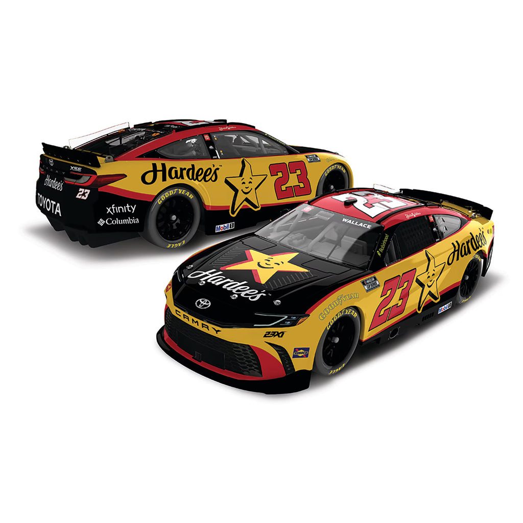 Bubba Wallace ELITE Hardee's 1:24 2026 Diecast Car #23 NASCAR
