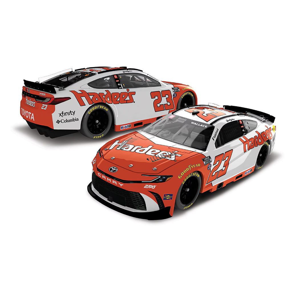 Bubba Wallace Hardee's Throwback to 1983-86 Cale Yarborough 1:64 2026 Diecast Car #23 NASCAR