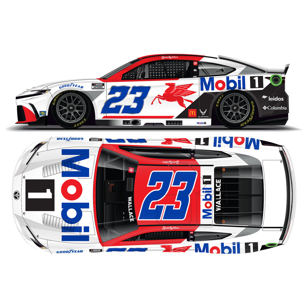 Bubba Wallace Mobil 1 1:64 Standard 2025 Diecast Car #23 NASCAR