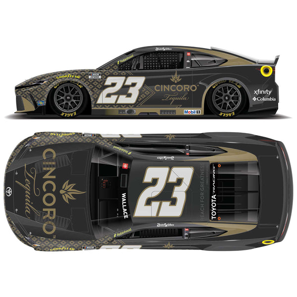Bubba Wallace Color Chrome Cincoro Tequila 1:24 2026 Diecast Car #23 NASCAR