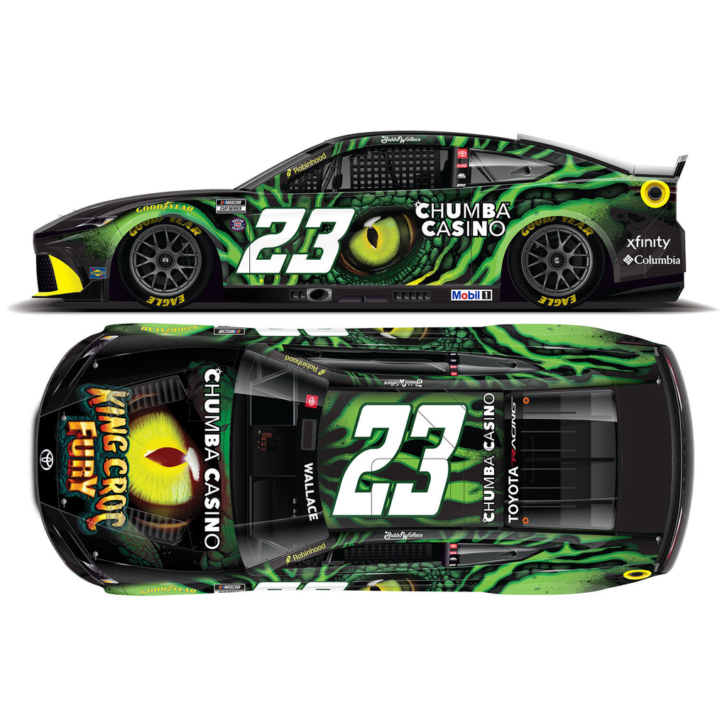 Bubba Wallace Chumba Casino King Croc Fury 1:64 2026 Diecast Car #23 NASCAR